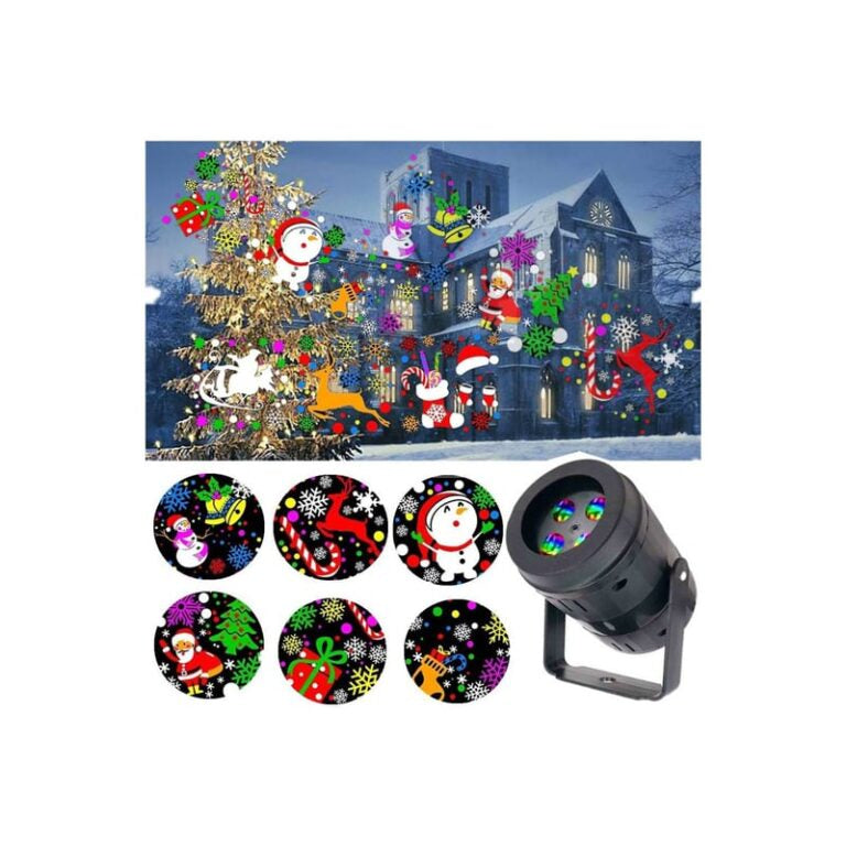 PROYECTOR DE LUCES NAVIDEÑA + DE 16 IMAGENES DIFERENTES 🧑‍🎄